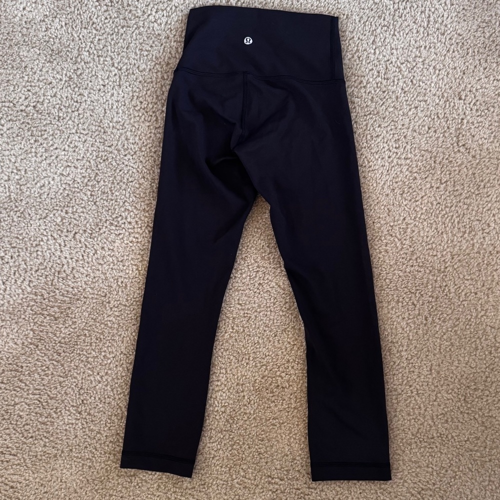Lululemon black leggings size 2/ 28” length